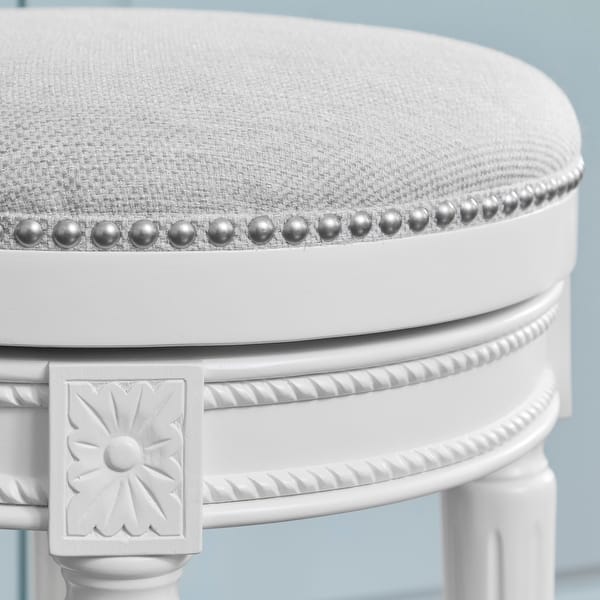 NewRidge Home Goods Chapman Backless Swivel 26" CounterHeight Bar Stool Counter Height On